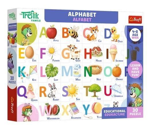 TREFL PUZZLE 30EL EDU ALFABET 15600