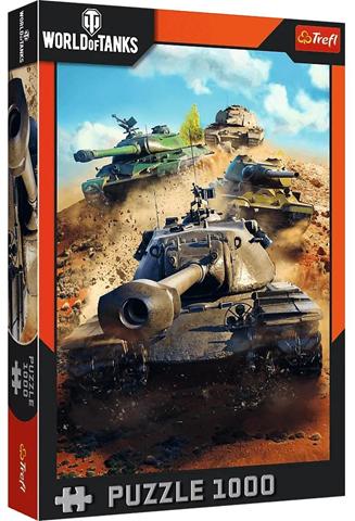 TREFL PUZZLE 1000EL WORLD OF TANKS: CZOŁGI W BOJU 10943