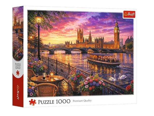 TREFL PUZZLE 1000EL WIECZÓR NAD TAMIZĄ, LONDYN 10947