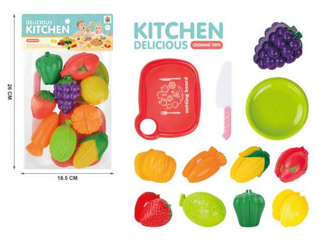 BIGTOYS OWOCE I WARZYWA DO KROJENIA BK9157
