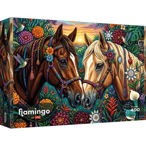TREFL PUZZLE 400EL FLAMINGOBYTREFL KWIECISTY GALOP 11212