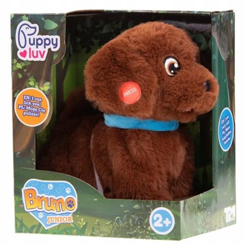 HUGGY LUV INTERAKTYWNY PIESEK JUNIOR BRUNO TM TOYS