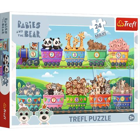 TREFL PUZZLE 24EL MAXI ŚWIAT MAŁYCH PRZYGÓD 14383