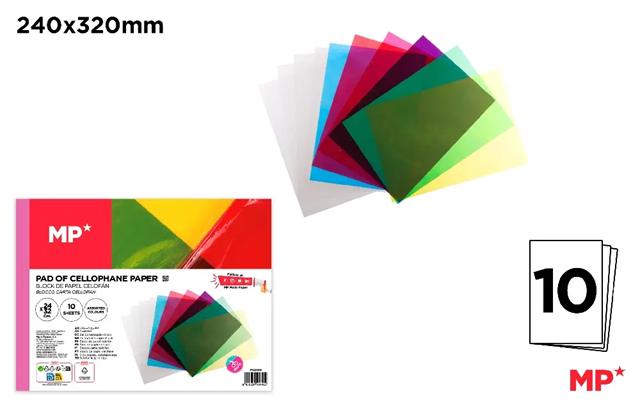 MP-CELOFAN W BLOKU 32x24CM op.10szt. PN209 /24/