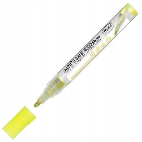 TOMA-MARKER SREBRNY Z KONTUREM TO-404