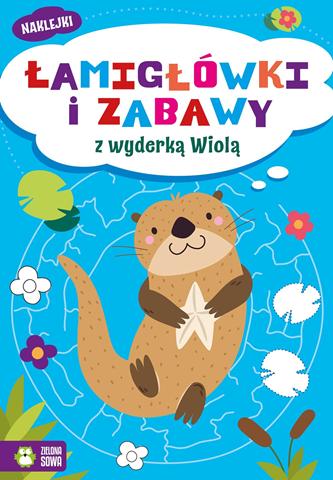 ZIELONA SOWA KSIĄŻECZKA ŁAMIGŁÓWKI I ZABAWY Z WYDERKĄ WIOLĄ