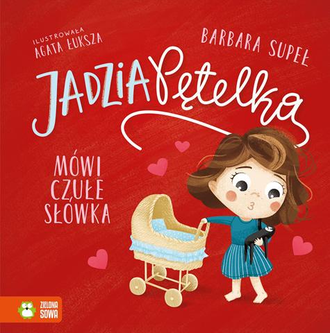 ZIELONA SOWA KSIĄŻECZKA JADZIA Z PĘTELKĄ MÓWI CZUŁE SŁÓWKA
