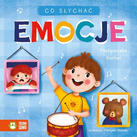 ZIELONA SOWA KSIĄŻECZKA CO SŁYCHAĆ EMOCJE