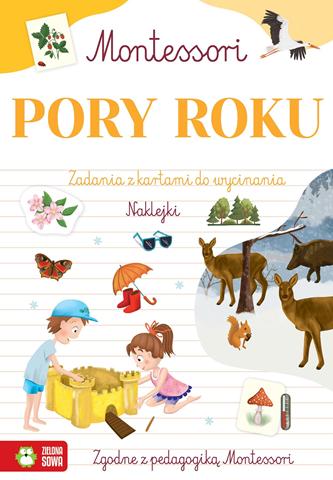 ZIELONA SOWA KSIĄŻECZKA MONTESSORI PORY ROKU