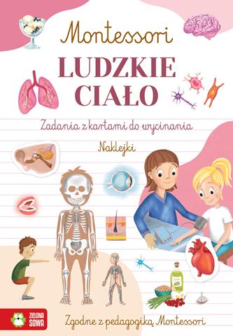 ZIELONA SOWA KSIĄŻECZKA MONTESSORI LUDZKIE CIAŁO