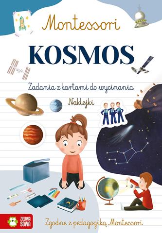 ZIELONA SOWA KSIĄŻECZKA MONTESSORI KOSMOS