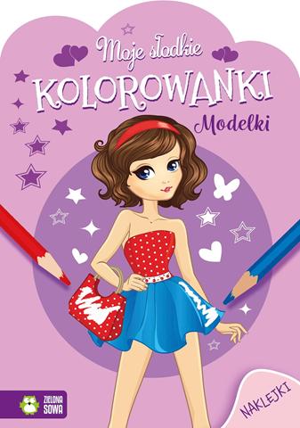 ZIELONA SOWA KOLOROWANKA MOJE SŁODKIE MODELKI