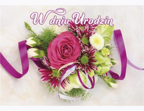 POLMAK KARTKA OZDOBNA B6B UR URODZINY   817 /25/