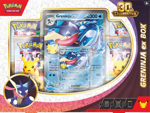 Pokemon TCG: 30th Celebration - Ex Box - Greninja ex  POK 2026 30th BOX REBEL