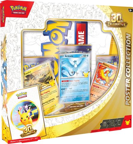 Pokemon TCG: 30th Celebration - Poster Collection POK 2026 30th BOX REBEL