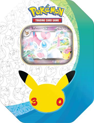 Pokemon TCG: 30th Celebration - Tin - Sylveon ex POK 2026 30th TIN REBEL