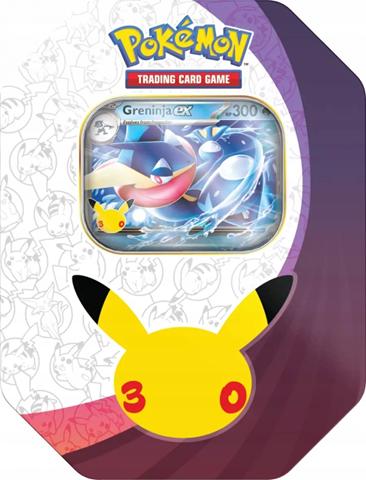 Pokemon TCG: 30th Celebration - Tin - Greninja ex POK 2026 30th TIN REBEL