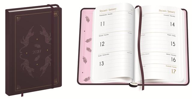 INTERDRUK KALENDARZ KSIĄŻKOWY 2027 B6 192 KARTKI METALLIC SATIN