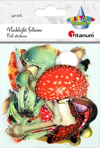 TITANUM NAKLEJKI GRZYBY A`40   25MD010