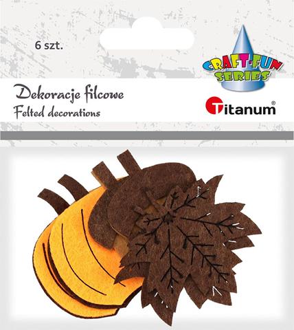 TITANUM DEKORACJE FILCOWE JESIEŃ A'6 EA975