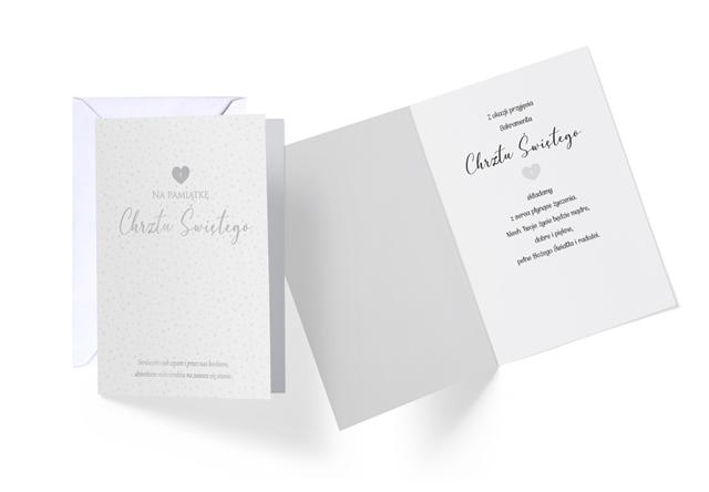 KUKARTKA KARTKA OZDOBNA CHRZEST V-017
