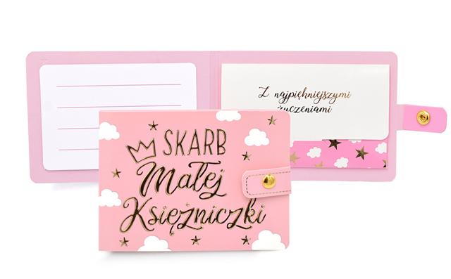 KUKARTKA KARNET PORTFELIK MAŁA KSIĘŻNICZKA (DZIECIĘCE,DZIEWCZYNKA) POR-038