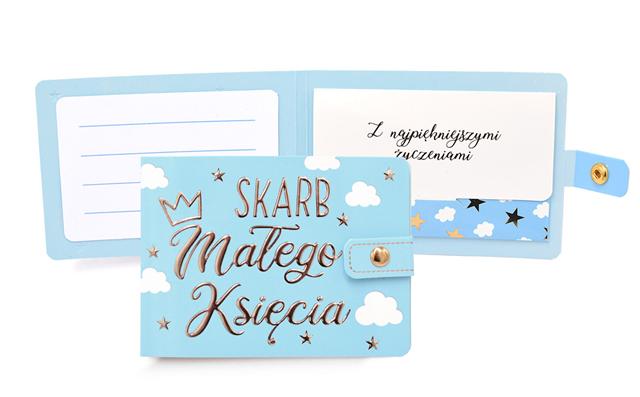 KUKARTKA KARNET PORTFELIK MAŁY KSIĄŻĘ (DZIECIĘCE,CHŁOPIEC) POR-037