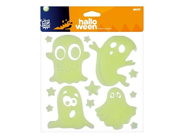 MFP NAKLEJKI HALLOWEEN ŻELOWE ŚWIECĄCE MIX