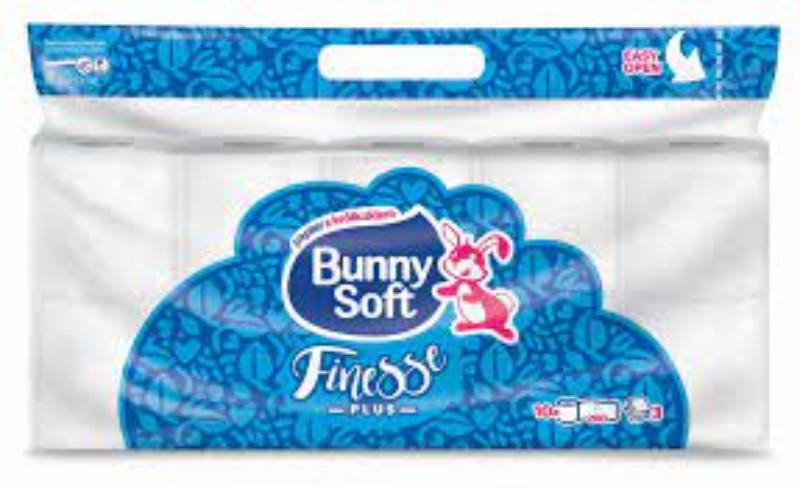 bunny soft papier toal.a'10 7327  /7/   200listków 3 warstwy finesse plus       100% celuloza