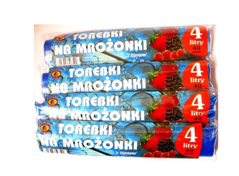 folcom torebki na mrożonki 4l/40.25x40c /50/