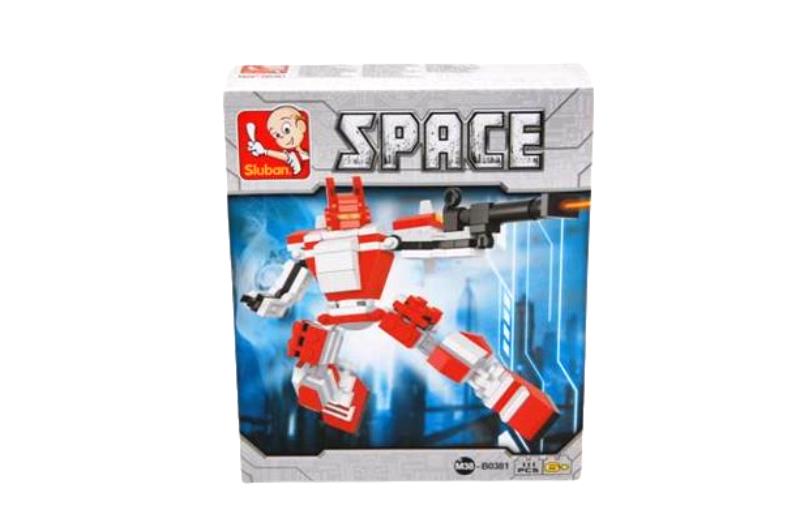 gazelo klocki sluban space 111el. robot g060970