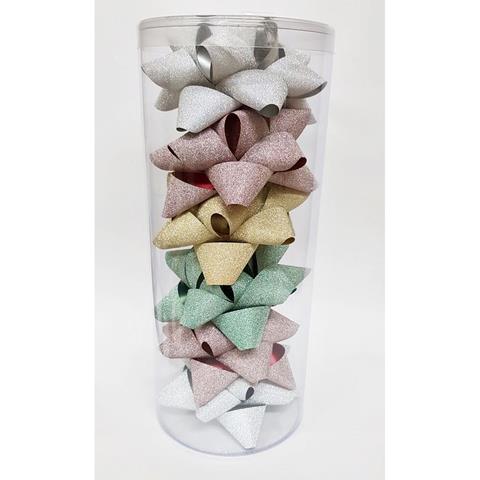 GIFT ROZETA MAXI 13CM BROKAT OP 6SZT