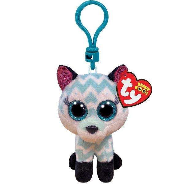 TY.BEANIE BOOS BRELOK WODNO-ZYGZAKOWATY LIS ATLAS 8.5CM 35249