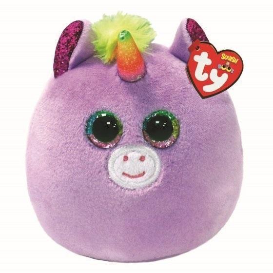 TY.SQUISHY BOOS BRELOK FIOLETOWY JEDNOROŻEC ROSETTE 8.5CM 39569