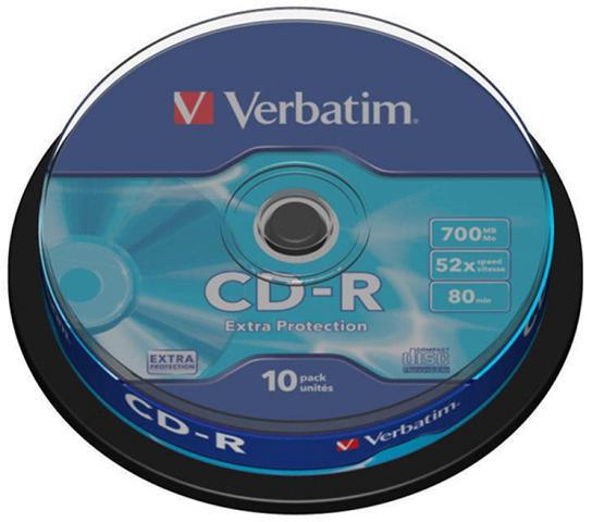 PŁYTA CD-R 10szt.VERBATIM 700 CAKE