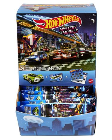 HOT WHEELS MASTERY MODELS AUTO W SASZETCE MIX WZORÓW MATTEL
