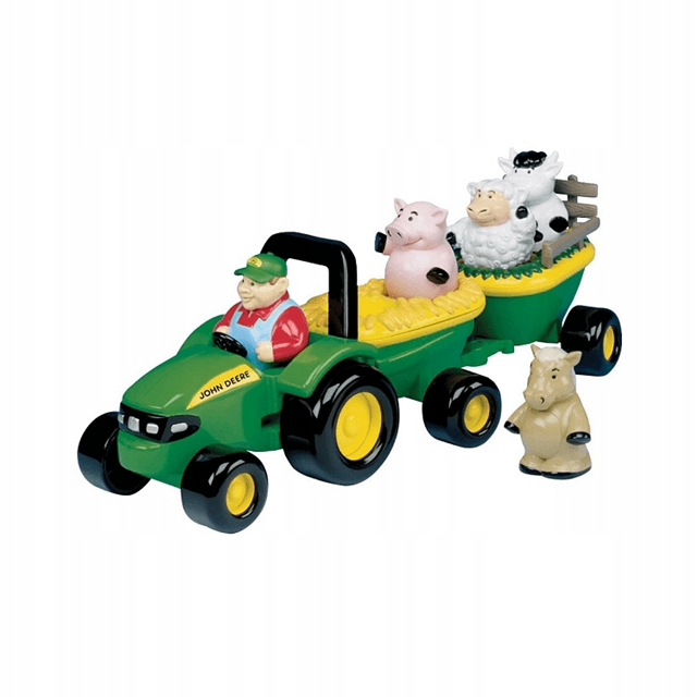 john deere traktor z dźwiękiem ze zwierzętami tomy 34908