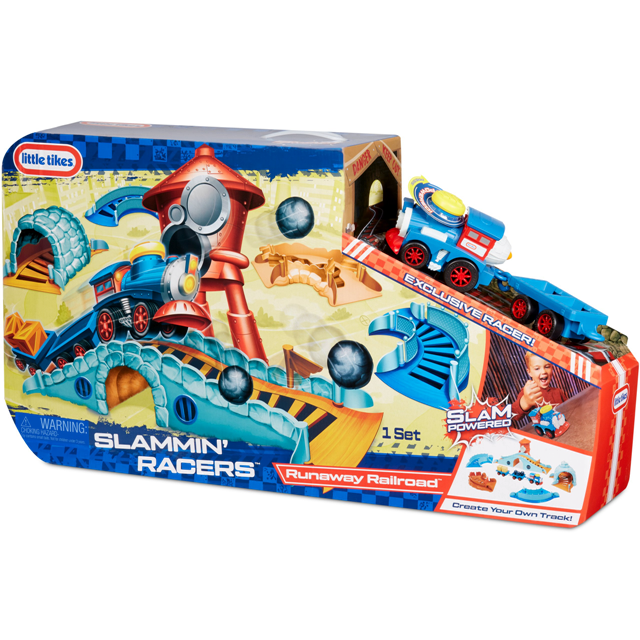 little tikes slamin racers arena z pociągiem mga