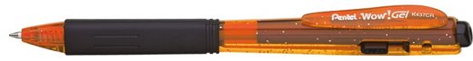 pentel długopis żel. k437cr-f pomarańczowywow gel