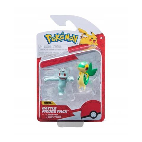 POKEMON FIGURKA BITEWNA DWUPAK MACHOP + SNIVY PKW3002 ORBICO