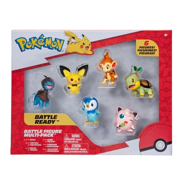 pokemon figurki bitewne 6szt  pkw3061 orbico