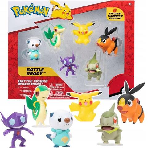 pokemon figurki bitewne 6szt  pkw3062 orbico