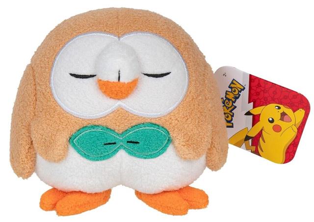 pokemon plusz 12cm śpiący rowlet pkw3151 orbico