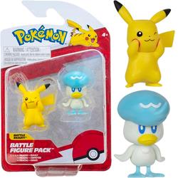 pokemon figurka bitewna dwupak pikachu + quaxly pkw3357 orbico