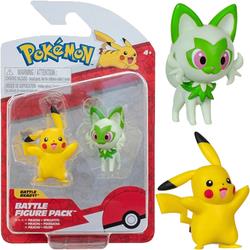 pokemon figurka bitewna dwupak pikachu + sprigatito pkw3358 orbico