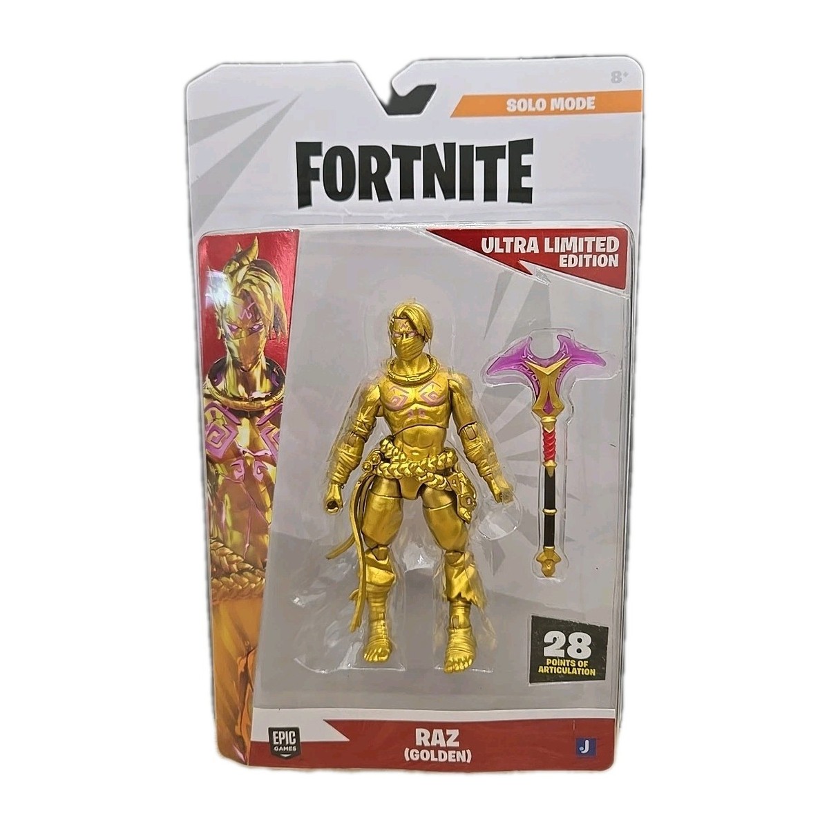 FORTNITE FIGURKA SOLO MODE RAZ GOLDEN