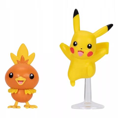 POKEMON FIGURKA BITEWNA DWUPAK PIKACHU + TORCHIC PKW3591 ORBICO