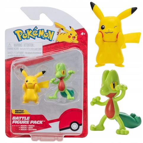 POKEMON FIGURKA BITEWNA DWUPAK PIKACHU + TREECKO PKW3593 ORBICO