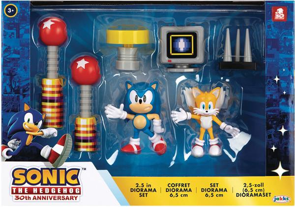 SONIC THE HEDGEHOG ZESTAW FIGUREK I DIORAMA 40925 ORBICO