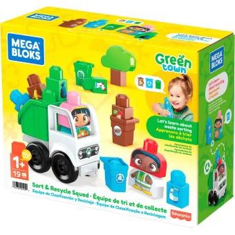 FISHER PRICE MEGA BLOKS KLOCKI 19EL EKOŚMIECIARKA HDL06 MATTEL